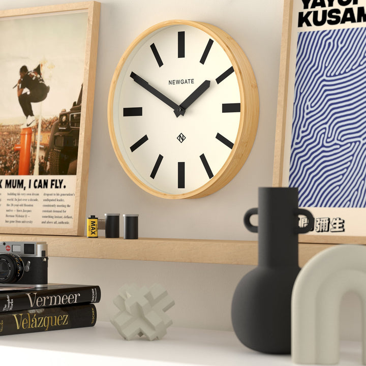 Newgate Mauritius Bamboo Wall Clock Ocean Marker Dial 38cm NM-MAU250LB 4