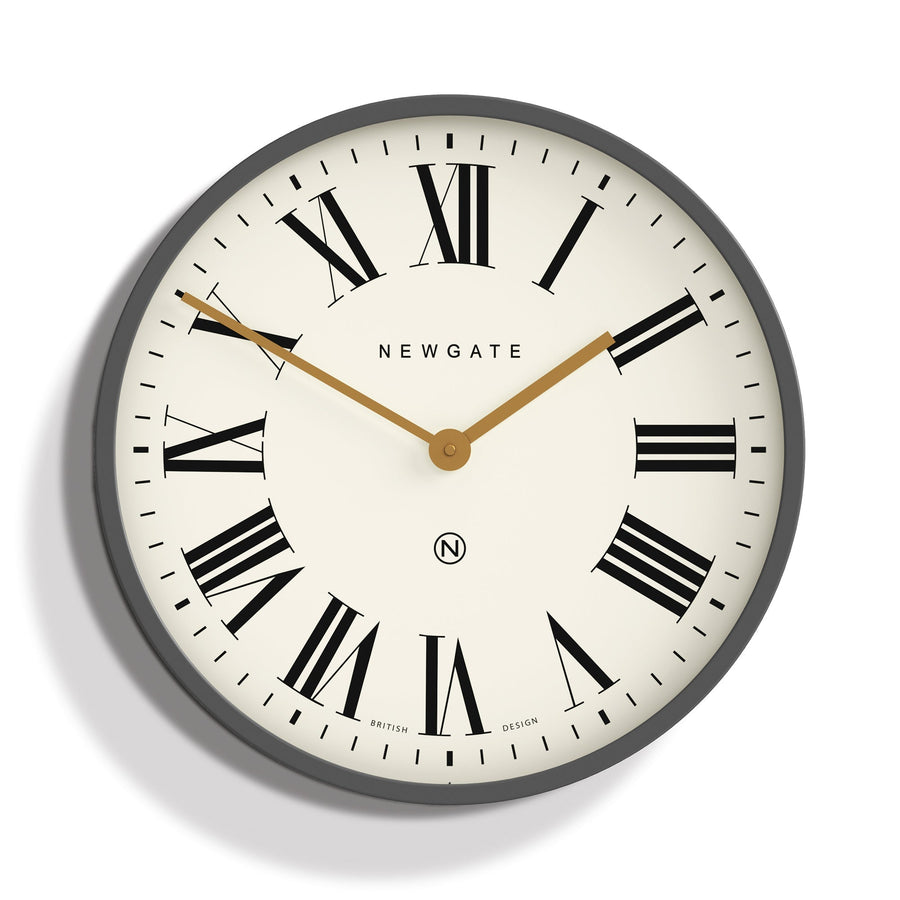 Newgate Mr Butler Wall Clock Moonstone Grey and Cream 45cm NGPUT538BGY 1