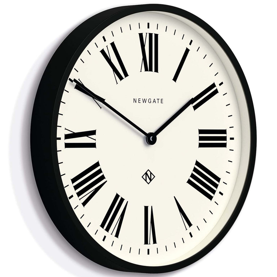 Newgate Number Three Italian Wall Clock Black 38cm NGNUMTHR148K 2