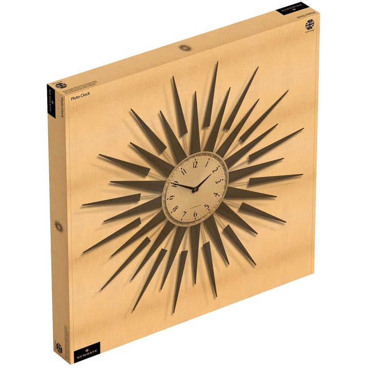 Newgate Pluto Sunburst Wall Clock 67cm NGPLUTOG 7