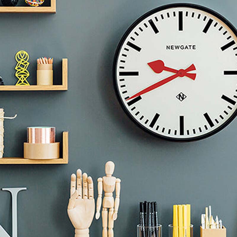 Newgate Putney Wall Clock Black 45cm NGPUT390K 3