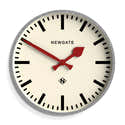 Horloge Murale Newgate Style Gare Vintage - 43 Cm, Boîtier Métal Noir Mat, Aiguilles Rouges, Mouvement Quartz Silencieux - 2