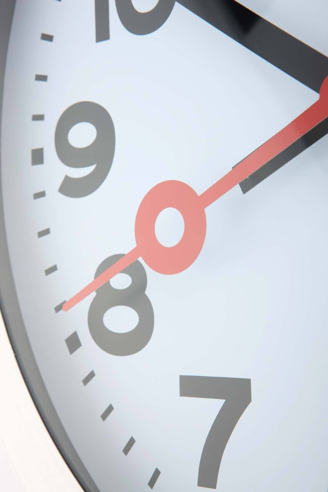 NeXtime Station Aluminium Wall Clock Arabic Zoom2 35cm 573999AR