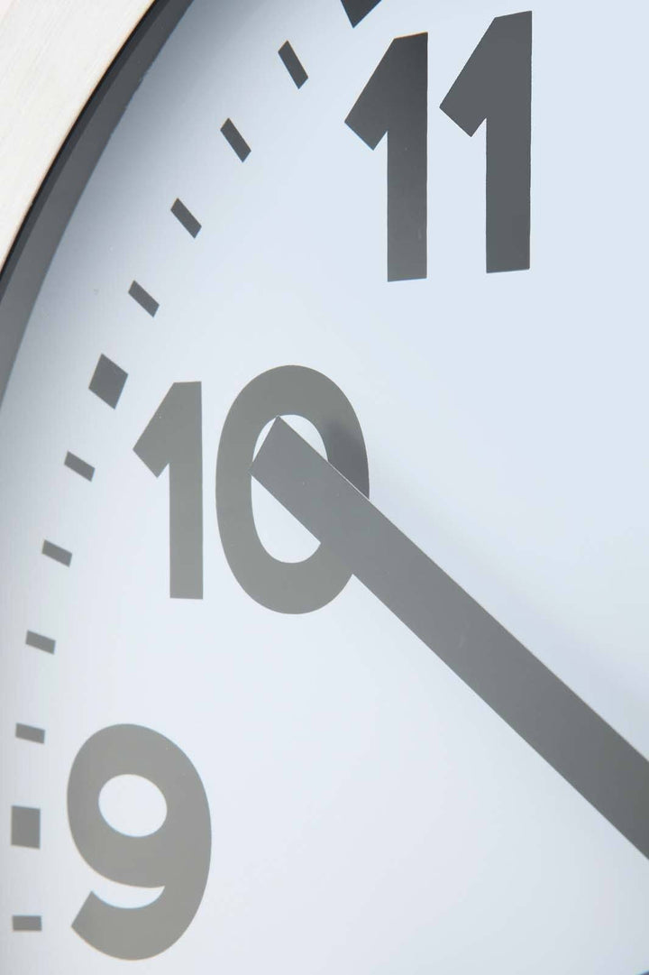 NeXtime Station Aluminium Wall Clock Arabic Zoom3 35cm 573999AR