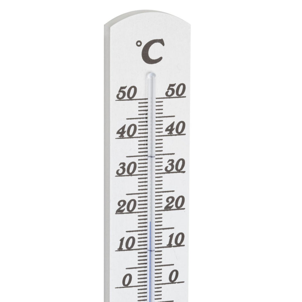 TFA Germany Randall Beech Wood Analogue Thermometer 18cm 12.1003.09 1