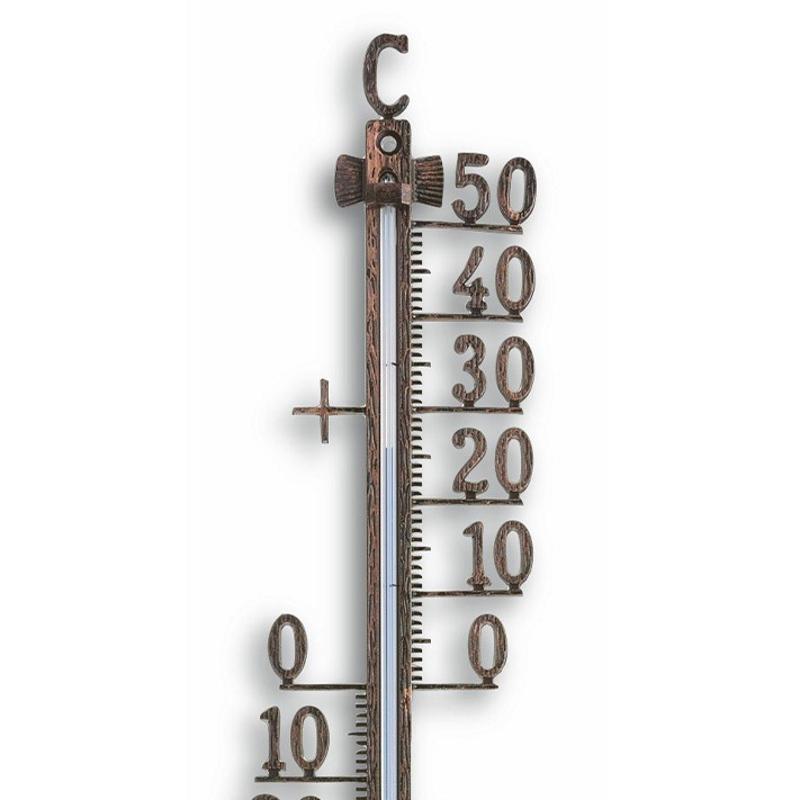 TFA Germany Teo Classic Outdoor Metal Thermometer Antique Copper 28cm 12.5001.51 2