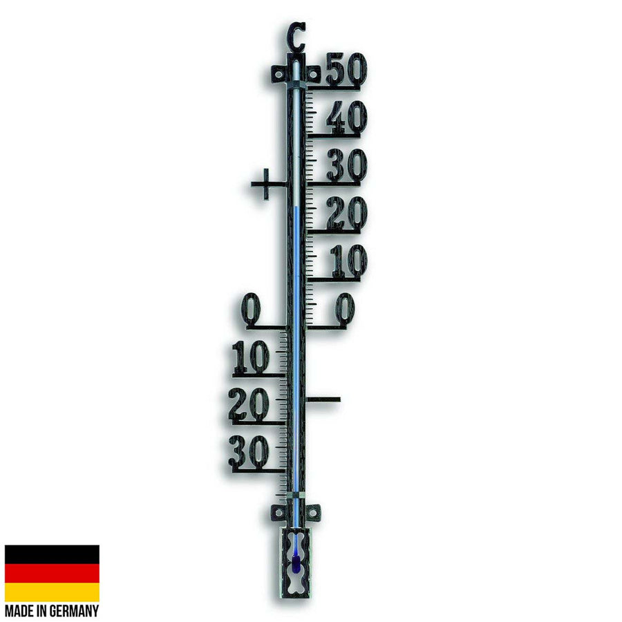 TFA Germany Tyson Classic Outdoor Metal Thermometer Black 41cm 12.5002.01 1