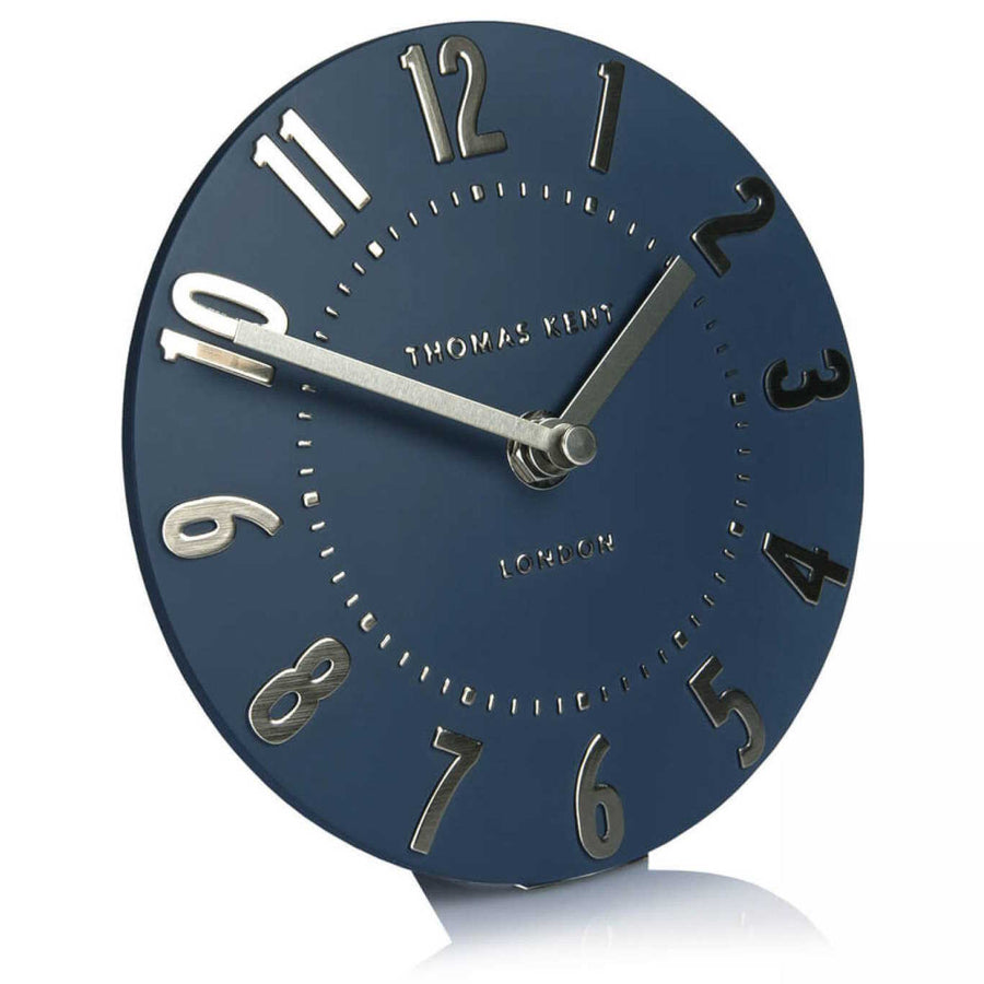 Thomas Kent Mulberry Mantel Clock Midnight Blue 15cm AMC06049 1