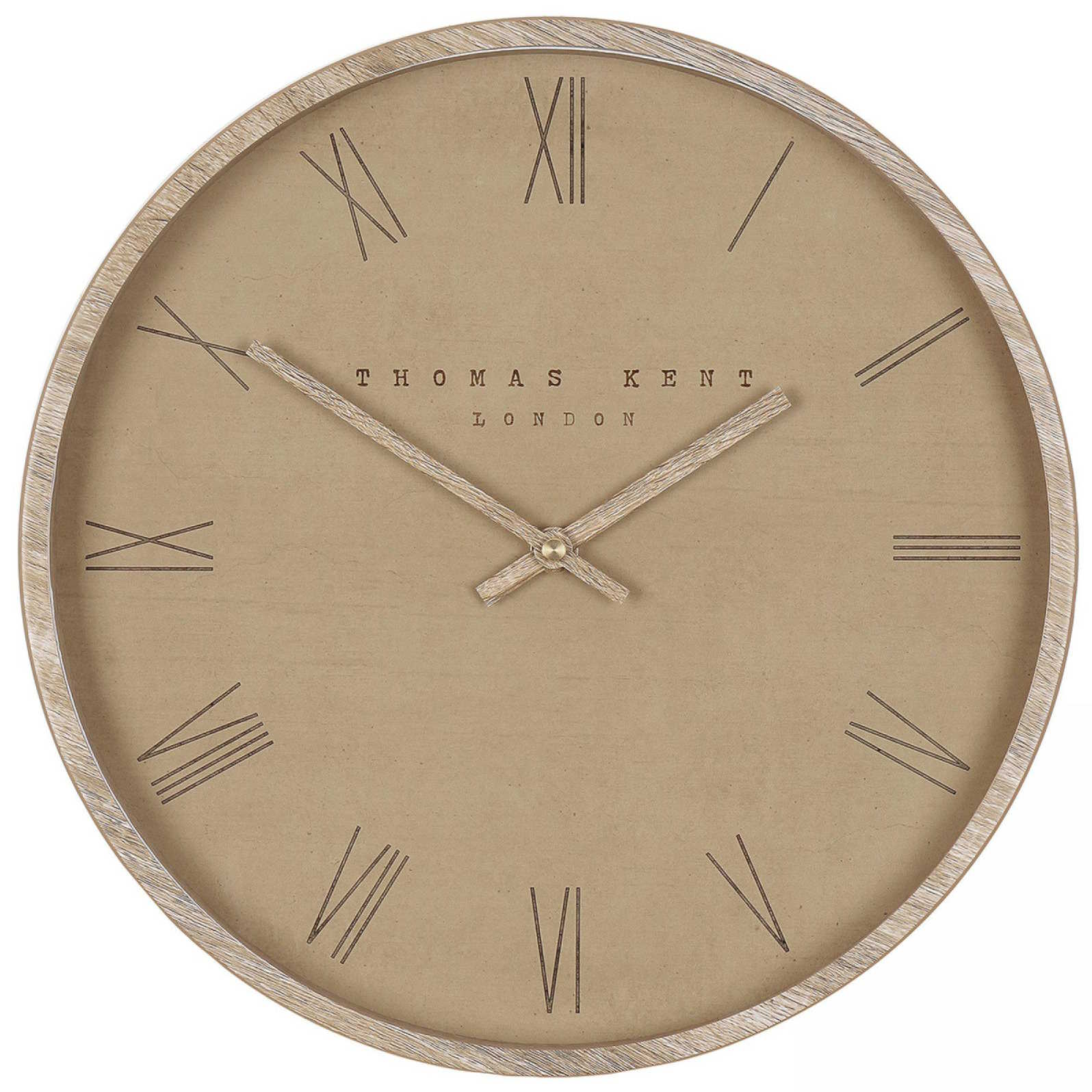 Buy Thomas Kent Nordic Rustic Wall Clock Tan 30cm Online Oh Clocks