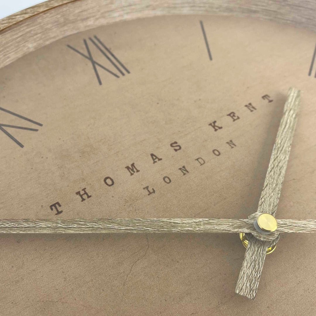 Thomas Kent Nordic Rustic Wall Clock Tan 30cm LINC1287-X 4