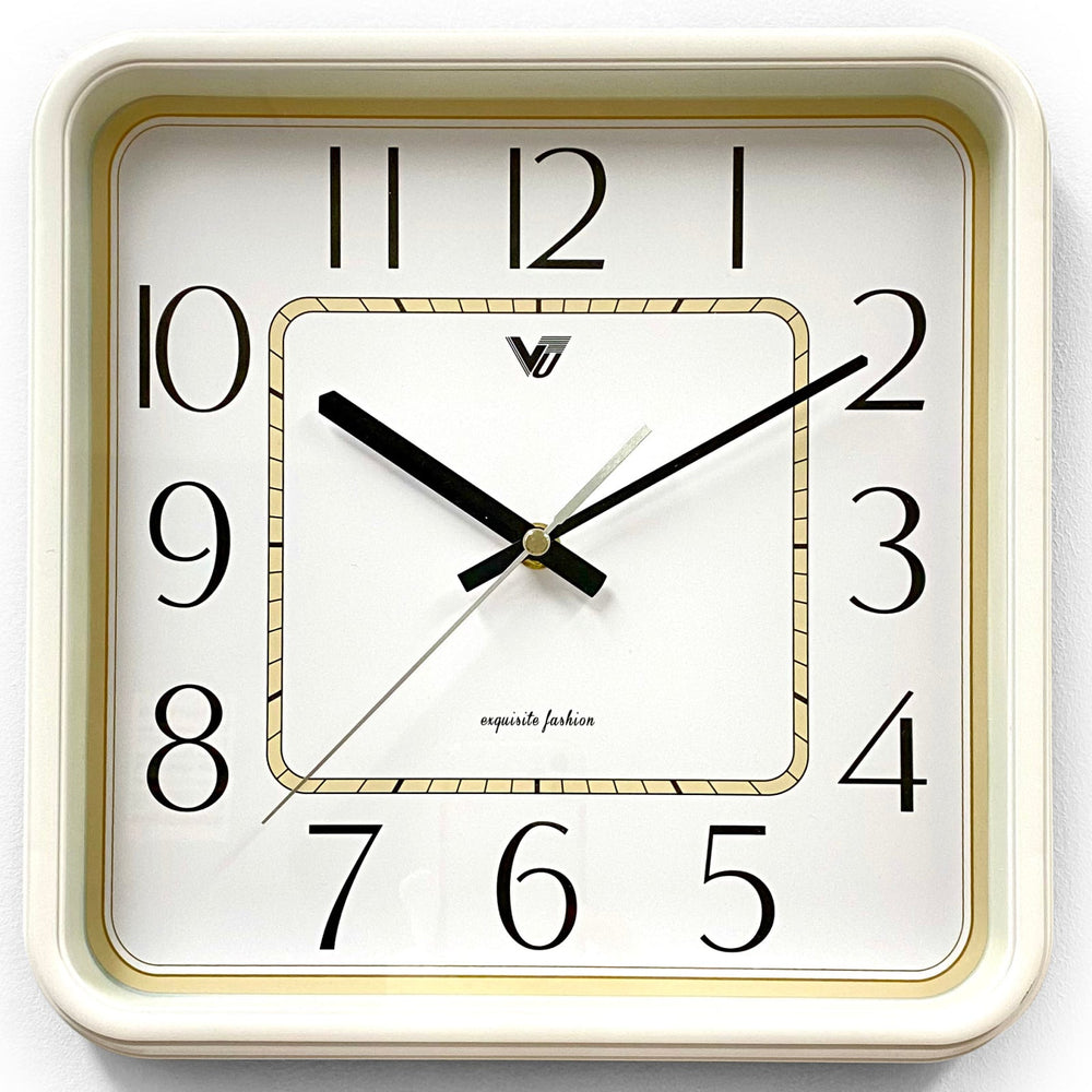 Victory Aldwin Square Wall Clock White 31cm CJK-2477-WHI 1