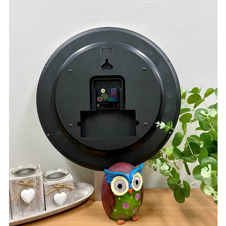 Victory Leopold Luminous and 3D Numbers Wall Clock Black 38cm CCJ-3013B 8