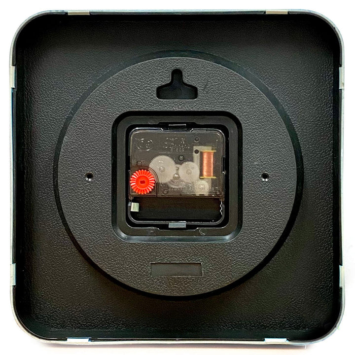 Victory Puppy Dog Tiny Square Wall Clock Red 19cm CJH-6003R 6