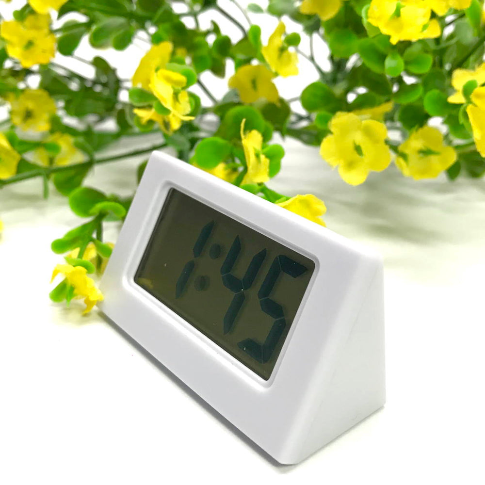 Checkmate Barker Mini Travel Digital Desk Clock White 6cm VGW-614-WHI 2