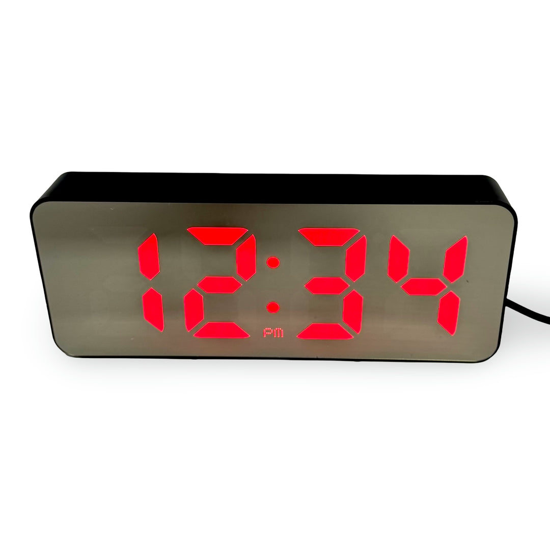 Checkmate Otto USB Powered Rainbow Digital LED Alarm Clock 15cm VGW-3821 3