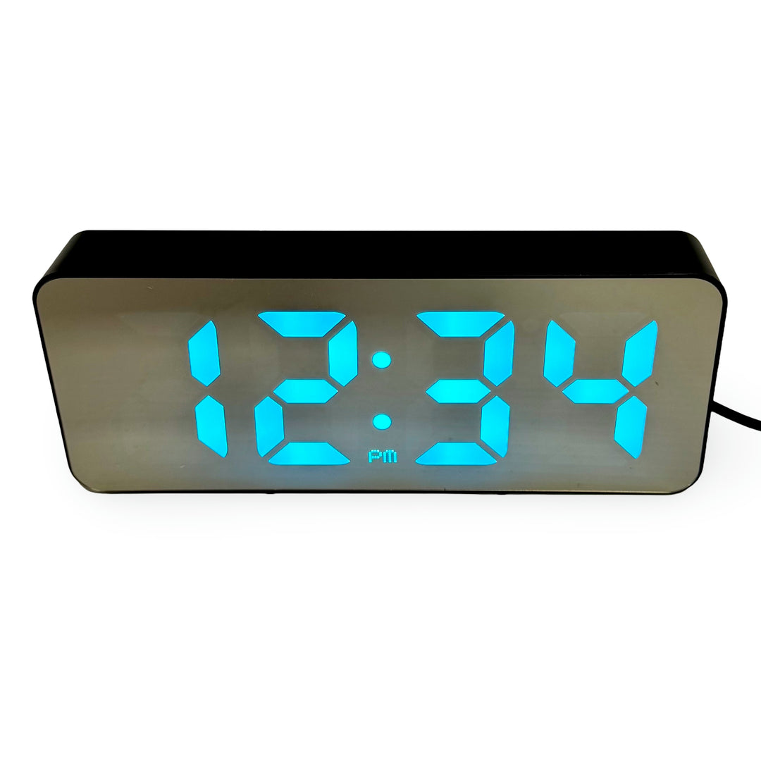 Checkmate Otto USB Powered Rainbow Digital LED Alarm Clock 15cm VGW-3821 5
