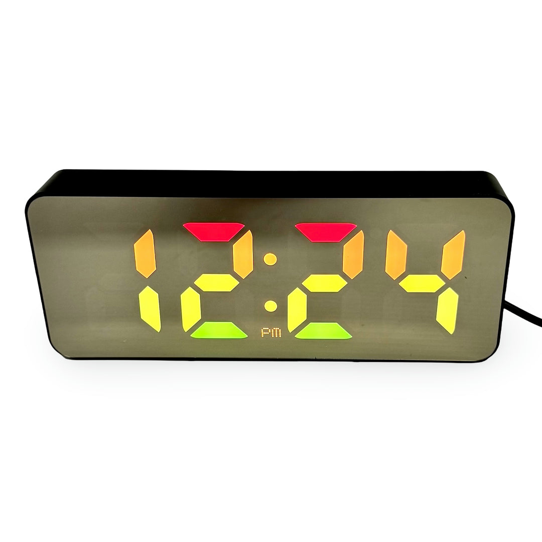 Checkmate Otto USB Powered Rainbow Digital LED Alarm Clock 15cm VGW-3821 6