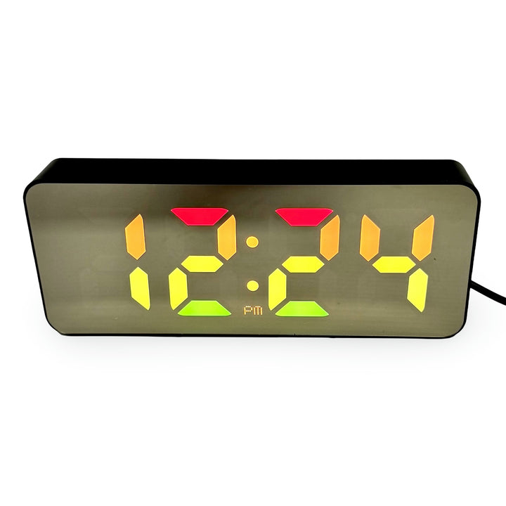 Checkmate Otto USB Powered Rainbow Digital LED Alarm Clock 15cm VGW-3821 6