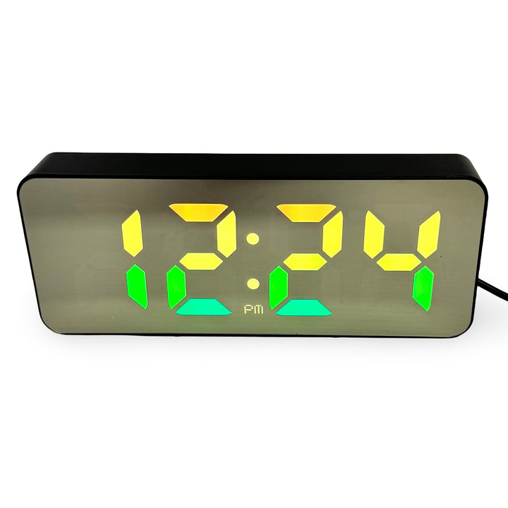 Checkmate Otto USB Powered Rainbow Digital LED Alarm Clock 15cm VGW-3821 7