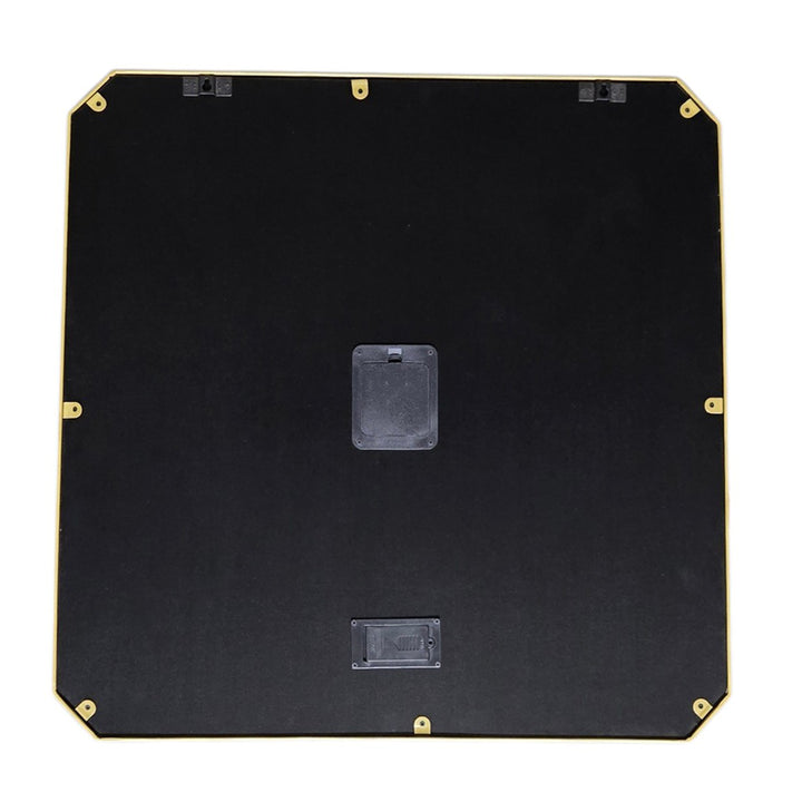 Chilli Decor 2 in 1 Roma Gold Square Map Moving Gears Coffee Table Floor Clock 65cm TQ-E148 5