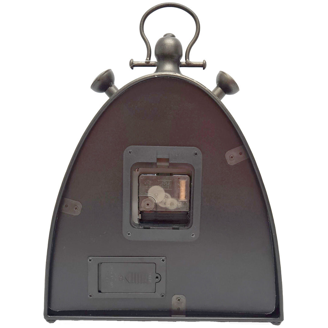 Chilli Decor Empire State 1931 Metal Moving Cogs FOB Desk Clock Charcoal 33cm TQ-E56 3
