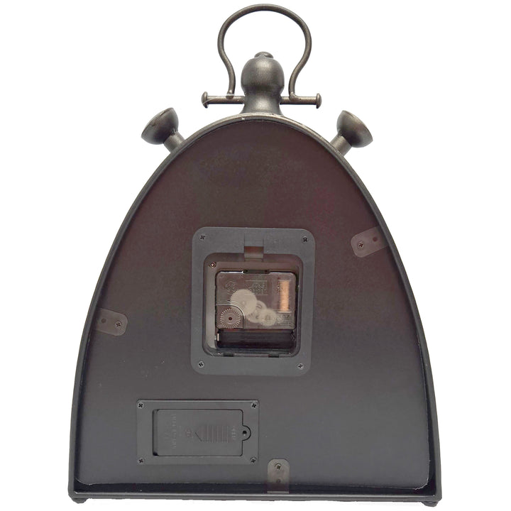 Chilli Decor Empire State 1931 Metal Moving Cogs FOB Desk Clock Charcoal 33cm TQ-E56 3