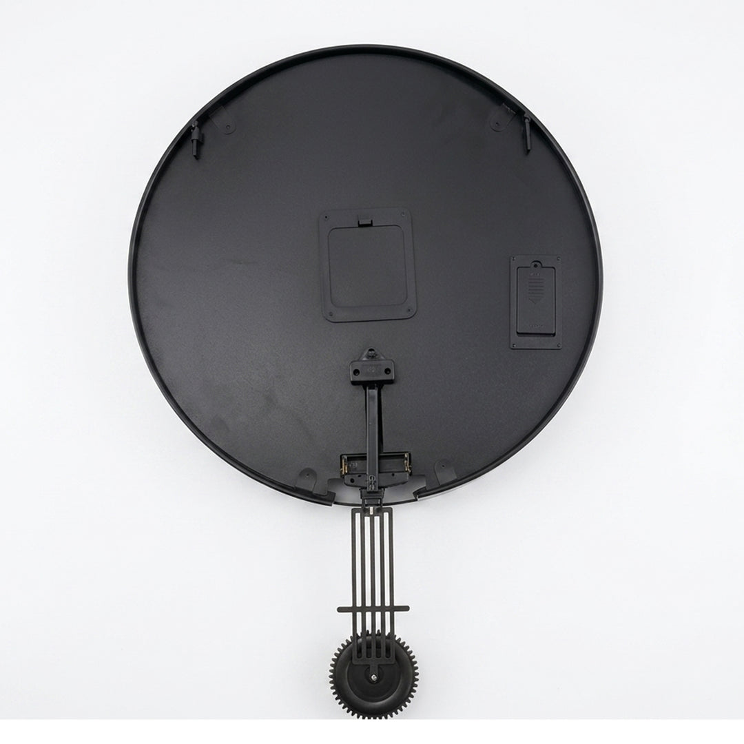 Chilli Decor Greenwich Metal Pendulum Moving Gears with Shelf Wall Clock 102cm TQ-E253 4