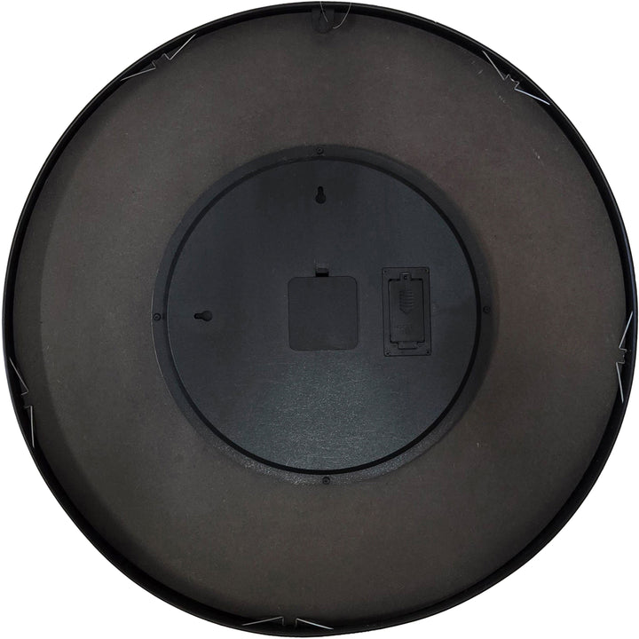Chilli Decor Mont Claire Black Beige Metal Moving Gears Wall Clock 60cm TQ-E35 4