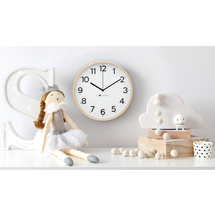 Clocksicle Silent Wood Wall Clock Black Lifestyle3