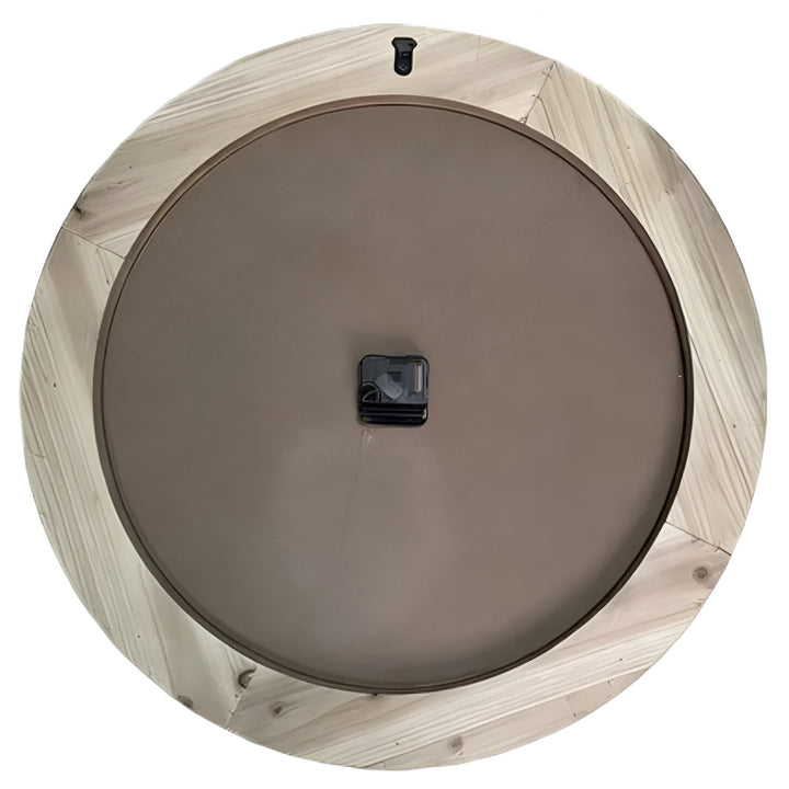High ST Borrowed Time Wood Roman Numeral Wall Clock 60cm 90331CLK 3