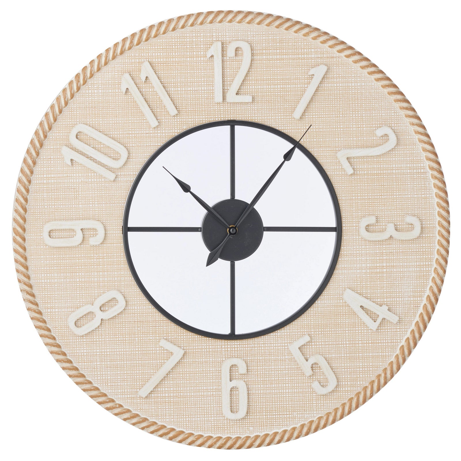 High ST Hampton Cut Out Wood Arabic Numeral Wall Clock 60cm 56028CLK 1