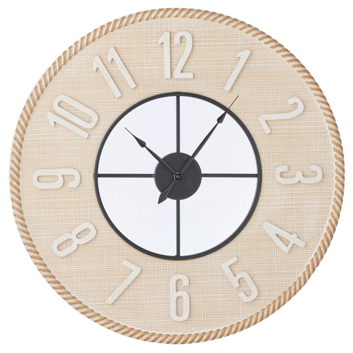 High ST Hampton Cut Out Wood Arabic Numeral Wall Clock 60cm 56028CLK 1