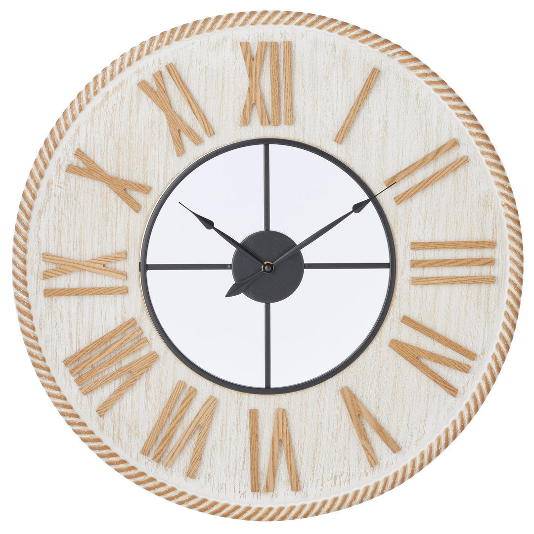 High ST Hampton Cut Out Wood Roman Numeral Wall Clock 60cm 56029CLK 1