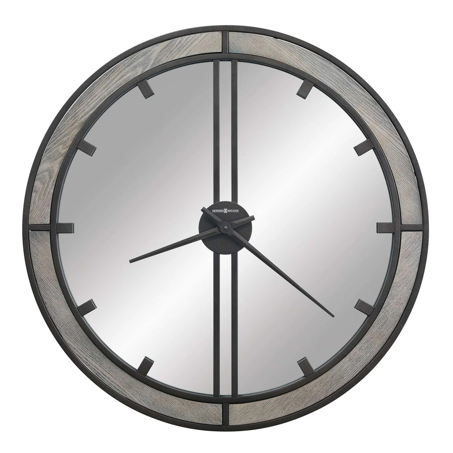 Howard Miller Abril Wrought Iron Skeleton Mirror Wall Clock 76cm 625767 1