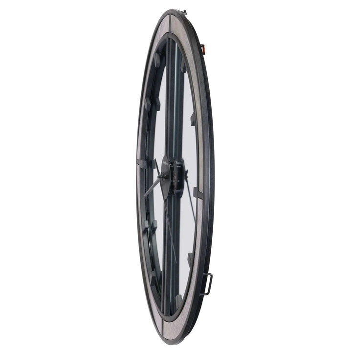 Howard Miller Abril Wrought Iron Skeleton Mirror Wall Clock 76cm 625767 3