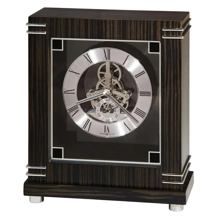Howard Miller Batavia Wooden Skeleton Mantel Clock 23cm 635177 1