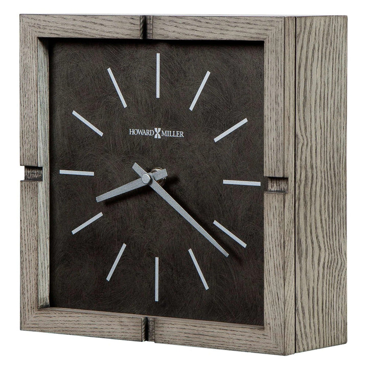 Howard Miller Fortin Square Wooden Accent Desk Clock 22cm 635229 1