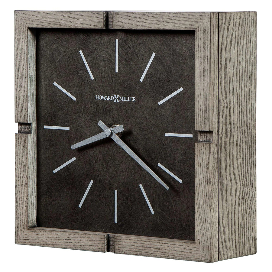 Howard Miller Fortin Square Wooden Accent Desk Clock 22cm 635229 1