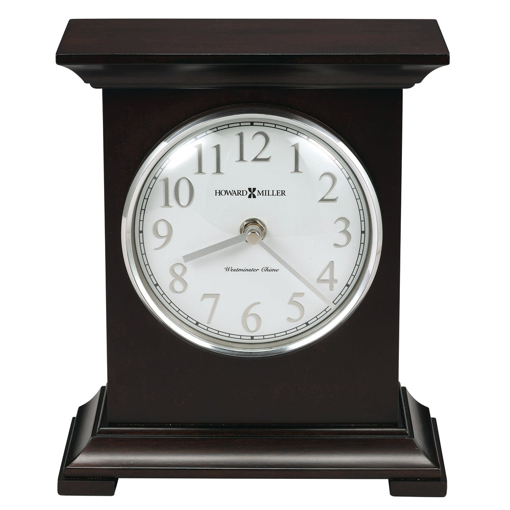 Howard Miller Nell Westminster Chime Mantel Clock Black Coffee 23cm 635235 2