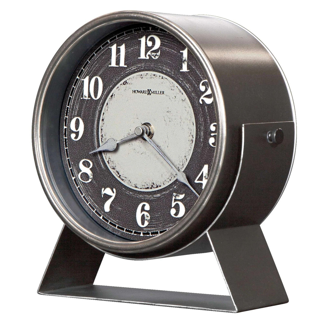 Howard Miller Seevers Rustic Metal Accent Desk Clock 23cm 635227 1