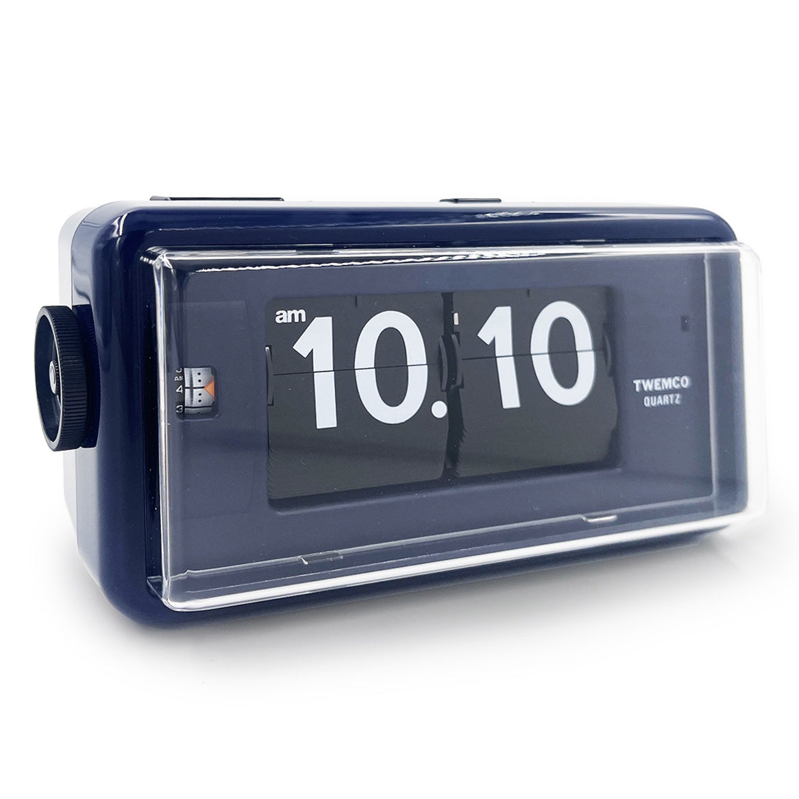 Jadco Flip Card Rotating Dial Alarm Wall and Desk Clock Navy 20cm AL30-NavyBlue