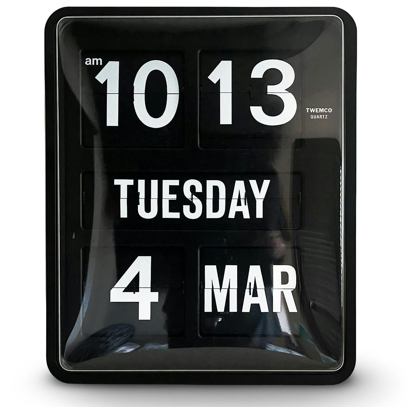 Jadco Giant Day Of The Week Flip Calendar Wall Clock Black 57cm BQ1700-AllBlack 1