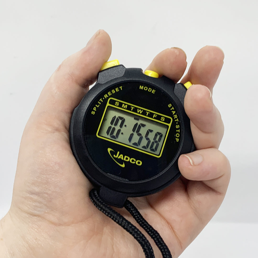 Buy Handheld Digital Sports Stopwatch Black 7cm Online – Oh Clocks