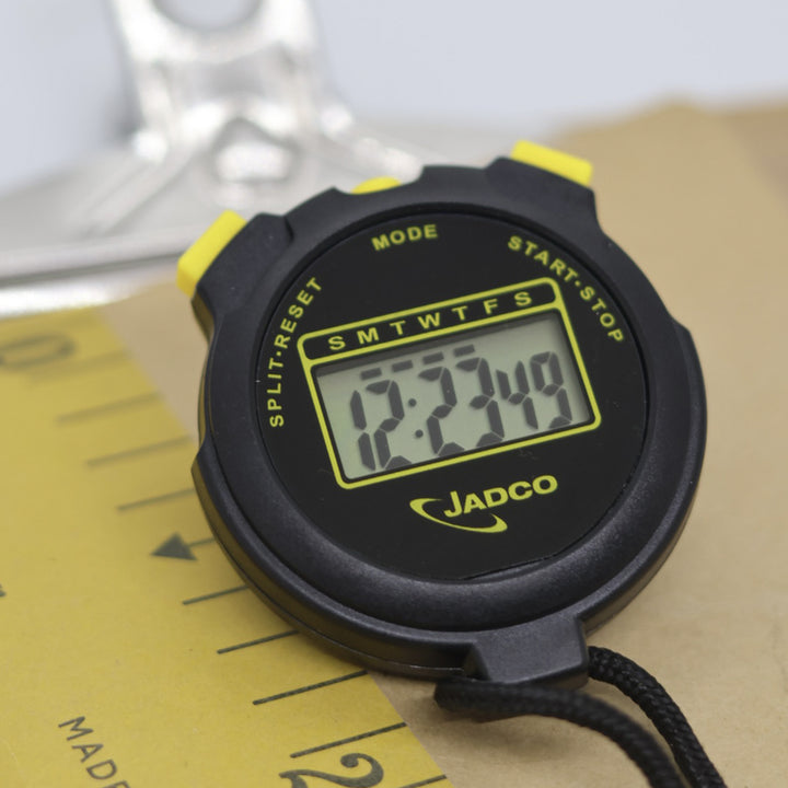 Jadco Handheld Digital Sports Stopwatch Black 7cm EC-8509 3