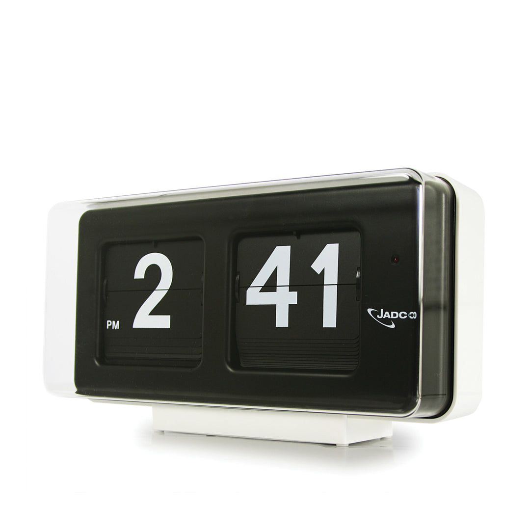 Jadco Harvey Digital Flip Card Wall and Desk Clock 12hr White 29cm BQ5012HR 4
