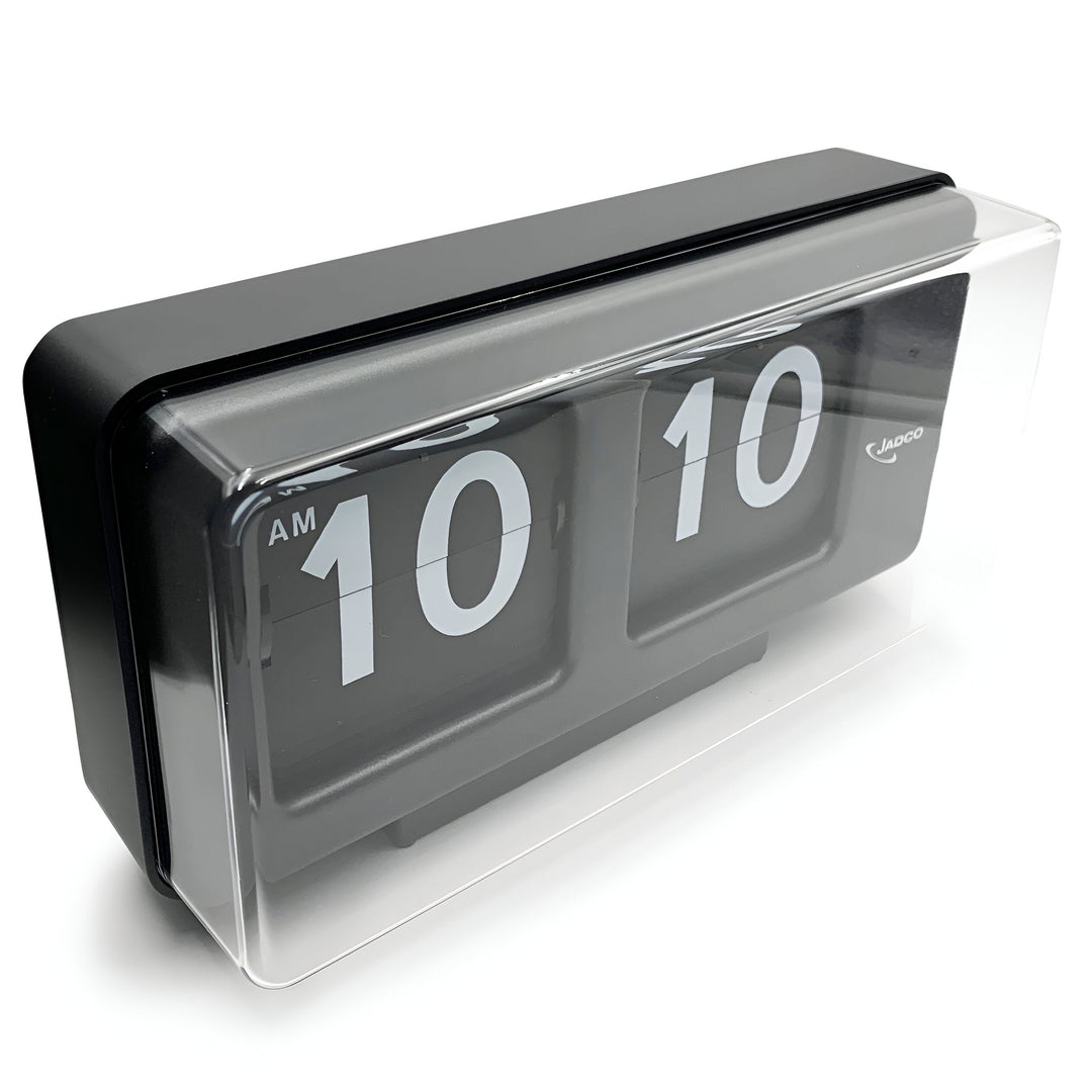 Jadco Harvey Digital Flip Card Wall and Desk Clock Black 24hr 29cm BQ50-24HR-Black 3 #time-format_24hr