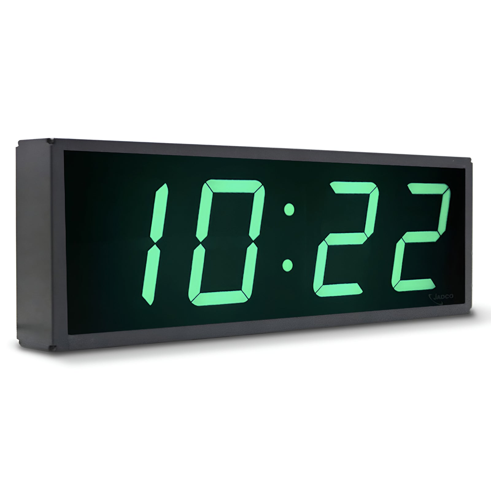 Jadco Large Mains Powered Green LED with Remote Wall Clock 42cm 4500-Green 1