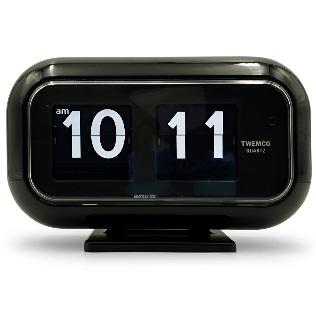 Jadco Wolly Digital Flip Card Wall and Desk Clock Black 12hr 23cm QT35-12HR-Black 4