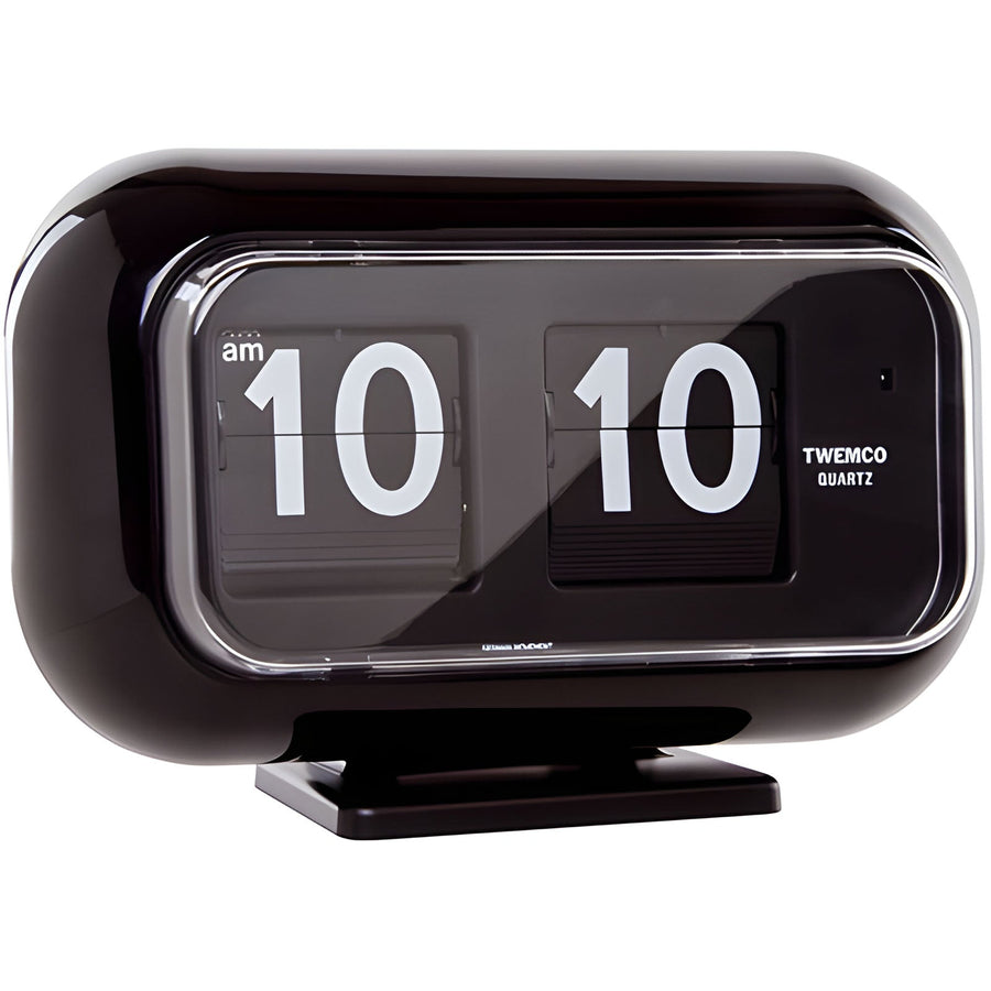 Jadco Wolly Digital Flip Card Wall and Desk Clock Black 23cm QT35 1