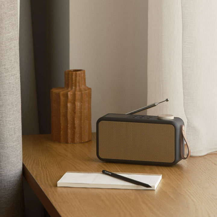 Kreafunk Atune DAB Radio BT Speaker Alarm Clock Black 20cm KFFU12 2